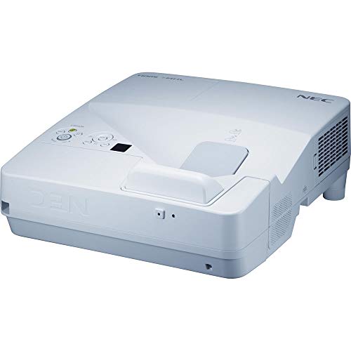 NEC NP-UM352W WXGA, LCD, 3500 Lumen Ultra Short Throw Interactive Projector W/20W Speaker, Built-in Interactive Camera, Closed CAPTIONING and RJ-45