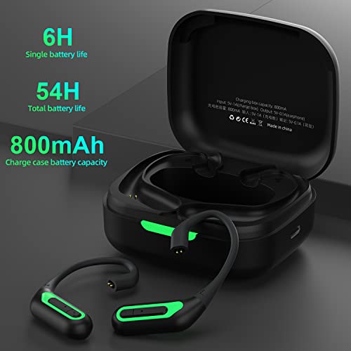 KZ AZ10 Bluetooth V5.2 aptX/TWS + Earbuds Hook with Mic Support/50 Hours Playback and APP Control for Standard 0.75/0.78mm 2PIN Connector