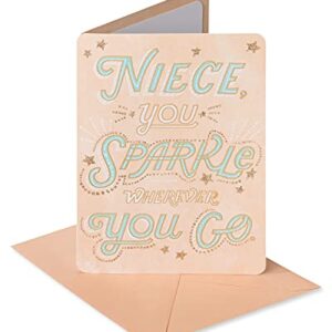 American Greetings Birthday Card for Niece (You Sparkle)