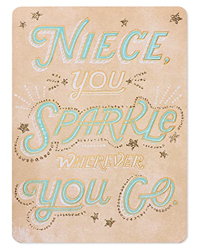 American Greetings Birthday Card for Niece (You Sparkle)