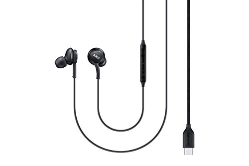 SAMSUNG EO-IC100 USB Type-C Earphone, Sound by AKG, Black