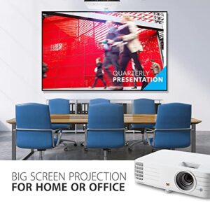 ViewSonic PG706WU 4000 Lumens WUXGA Projector with RJ45 LAN Control Vertical Keystoning and Optical Zoom for Home and Office