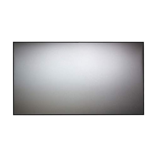 LLAMN 2.35:1 Format 4K Thin Bezel Fixed Frame Projection Screen with Cinema Grey Frame Screen ( Size : 84 inch )