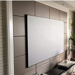 LLAMN 2.35:1 Format 4K Thin Bezel Fixed Frame Projection Screen with Cinema Grey Frame Screen ( Size : 84 inch )