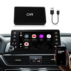 carabc wireless carplay adapter with netflix, 2023 the magic box carplay adapter, support android 10, youtube & netflix, wired to wireless apple carplay & android auto, easy to set