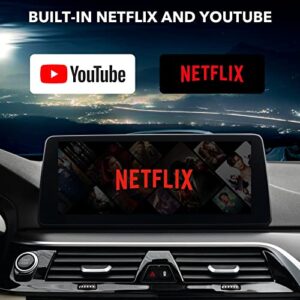 CARABC Wireless CarPlay Adapter with Netflix, 2023 The Magic Box CarPlay Adapter, Support Android 10, YouTube & Netflix, Wired to Wireless Apple CarPlay & Android Auto, Easy to Set