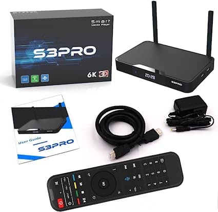 Superbox Authorized Seller 2023 Newest Version Superbox S3 PRO 2G RAM + 32G ROM Super Box s3 pro 2022 Elite Fully Loaded Voice Remote HD Cable