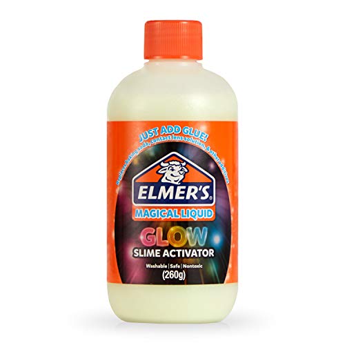 Elmer’s Metallic Slime Activator | Magical Liquid Glue Slime Activator, 8.75 FL. oz. Bottle - Great for Making Metallic Slime