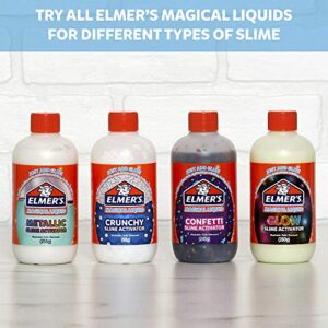 Elmer’s Metallic Slime Activator | Magical Liquid Glue Slime Activator, 8.75 FL. oz. Bottle - Great for Making Metallic Slime