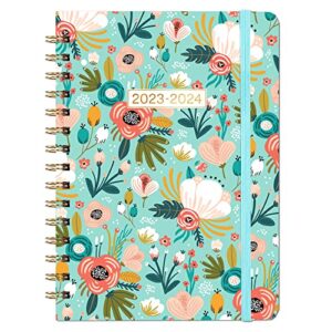 planner 2023-2024 – weekly monthly planner 2023-2024, july 2023 – june 2024, 12 monthly weekly planner with tabs, hardcover, 6.4‘’ x 8.3” calendar planner with elastic closure, inner pocket