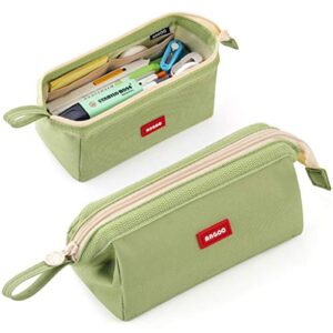 cicimelon pencil case large capacity pouch pen bag for school teen girl boy men women (green）