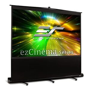 elite screens ezcinema series, 135-inch 16:9, manual pull up projector screen, movie home theater 8k / 4k ultra hd 3d ready, 2-year warranty, f135nwh