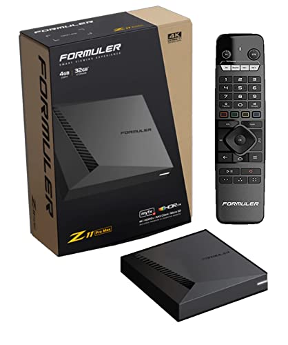 Formuler Z11 Pro Max 4K Android 11 Dual Band 5G Gigabit LAN 4GB Ram 32GB Storage with Premium IR1 Remote Control | Bonus HDMI Cable | Bonus Dreamlink 7 Color Keyboard| Bonus Silicone Remote Case.