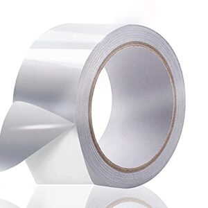 17yd aluminum foil tape high temperature 3.15 mil foil professional adhesive aluminum foil tape for dryer vent, ductwork, ac unit, furnace, water heater, 2 inchx17 yd