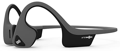 Aftershokz Air Bone Conduction Wireless Bluetooth Headphones, Slate Grey