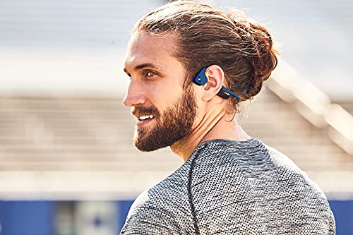 Aftershokz Air Bone Conduction Wireless Bluetooth Headphones, Slate Grey