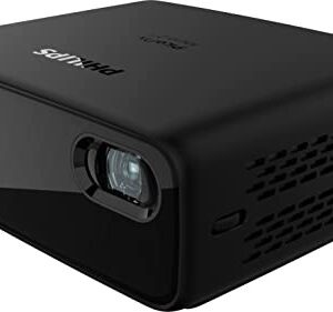 Philips PicoPix Micro 2TV, DLP Portable Projector, Android TV, up to 4h Battery Life, HDMI, USB-C