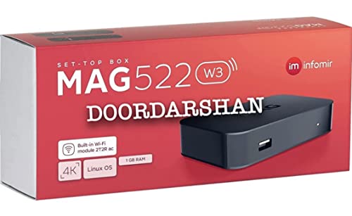 2022 Latest Genuine Mag 522 W3 v2 4K HDR, Built-in Dual Band 2.4G/5G 2T2R ac WiFi, HDMI Cable (Much Faster Than Old Mag 420w1 and 322W1)