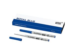 montblanc refill bp m 2×1 royal blue pf brand