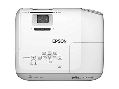 Epson V11H690020 High Definition LCD Projector, PowerLite W29,White