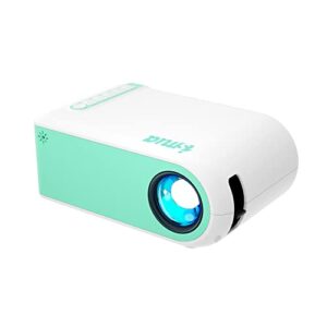 mini projectors, ismua portable projector, outdoor projectors great gift ideas for small home/dormitory/camp, compatible with phone, laptop, tv stick connection