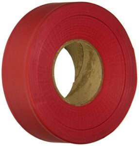irwin tools strait-line flagging tape, 300-foot, red (65901)
