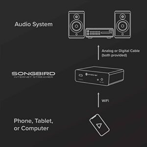 Andover Audio Songbird Plug-and-Play Hi-Res Internet Streamer