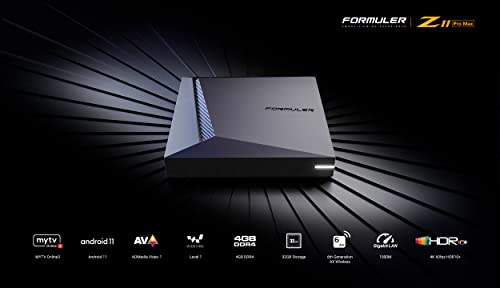 Formuler Z11 Pro Max Android 11 Wireless AX 2x2 Gigabit LAN 4GB Ram 32GB ROM 4K