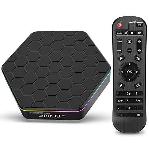 T95Z Plus Android 12.0 TV Box, Android Box 4GB RAM 64GB ROM Allwinner H618 Quad core 64-bit Support HD 6K/ 3D/ H.265 Ethernet 2.4/5G Dual WiFi BT 5.0