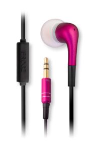 earpollution ep-lb-mic-pink luxe microbud with mic – retail packaging – pink