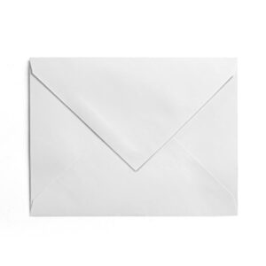 100 White A2 Invitation Envelopes - 4-3/8 X 5-3/4 Inches, 24 lb, White, GUMMED Closure, 100 Envelopes - Ideal for Invitations, Greetings, RSVP, Photo, Wedding Announcement Cards (36100)