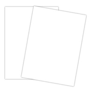white cardstock – thick paper for school, arts and crafts, invitations, stationary printing | 65 lb card stock | 8.5 x 11 inch | medium weight cover stock (176 gsm) 96 brightness | 50 sheets per pack