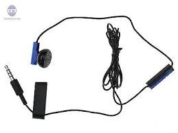 .Sony PlayStation Vita Headset Earbud Microphone Earpiece . Headphone (Black)