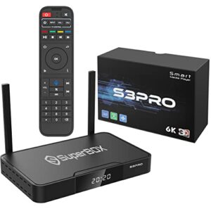 2023 s3pro s3 pro support 6k hd dual- wi-fi best of best tv box, 2gb ram, 32 gb storage
