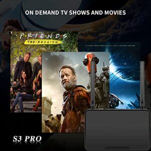 2023 S3pro S3 Pro Support 6k HD Dual- Wi-Fi Best of Best TV Box, 2GB RAM, 32 GB Storage