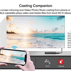 NEUMI Atom Cast 4K UHD Dongle Stick Digital Media Player, Wi-Fi Screen Mirroring Video/Photo/Music Casting and DLNA/UPnP Streaming, Reads USB Drives and Micro SD Cards, HEVC/H.265 4K/30fps, HDMI