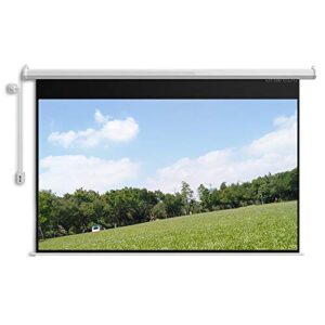 n/a projection screen 100 inch 16:9 matte white electric motorized projector screen with 12v trigger remote control for home theater