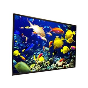 zsedp projector screen outdoor 150 200 inch 300 inch white cloth material 180 250 inch optional 16:9 / 4:3 for led proyector ( size : 300 inch )