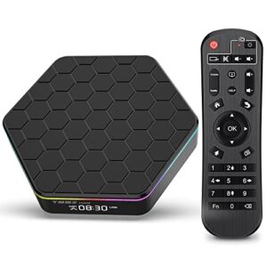 android tv box, t95z plus android 12.0 tv box allwinner h618 quadcore 2gb ram 16gb rom support 6k 3d 1080p 2.4/5.0ghz wifi bt5.0 10/100m ethernet hdmi 2.0 h.265 smart tv box