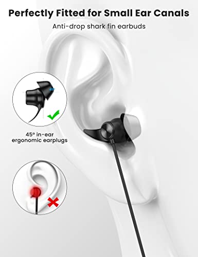 Type C Earphones for Galaxy S23 Ultra USB C Headphone Comfortable Soft Sleep Earbuds for Women Small in Ear Headphone Noise Cancelling for Google Pixel 7 Pro 6 6A iPad 10 S21 FE OnePlus 11 Galaxy S22