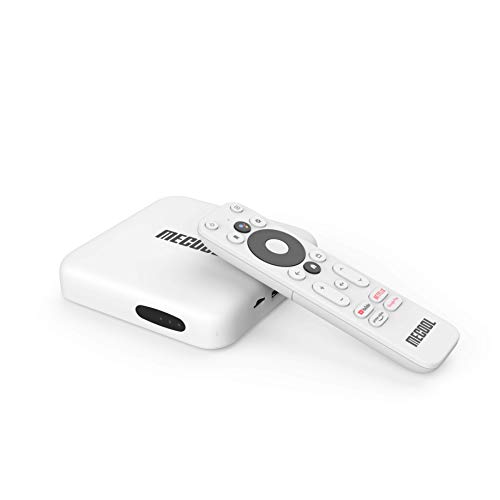 MECOOL KM2 Android TV Netflix 4K with Google Assistant Build in 4K HDR Streaming Media Player Google Certified Free HDMI Cable