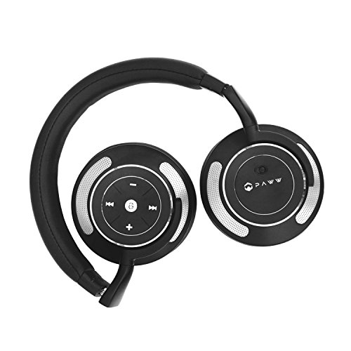 PAWW PW-2016WS03-1 WaveSound 3 Bluetooth Over-Ear Headphones with Microphone (Black)