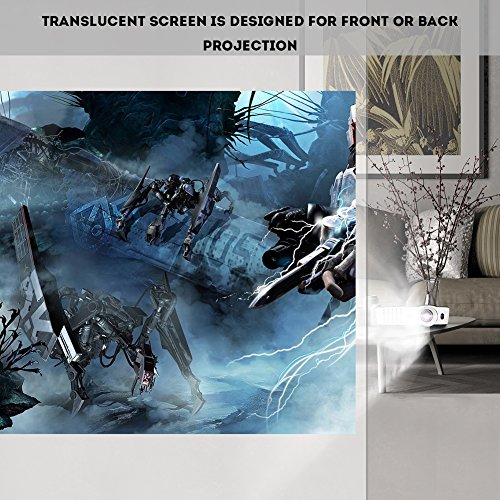 60-120 Inch Projector Screen 16:9 HD Foldable Anti-Crease Portable Projector Movies Screen for Home Theater Outdoor Indoor Support Projection (120 inches)