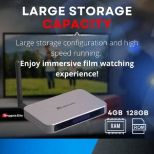 Elite Max Series 4Gb 128GB Android 11 IP TV Box New Technology