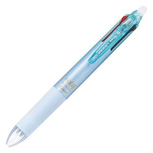 pilot frixion ball 4, erasable ballpoint pen, 4 color gel ink multi-pen, 0.38mm, gradient light blue (lkfb-80uf-grlb)