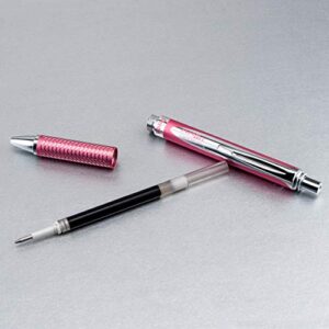 Pentel BL407PBPA EnerGel Alloy RT Premium Liquid Gel Pen, 0.7mm, Pink Barrel, Black Ink, 1 Count