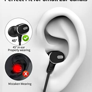 ACAGET USB C Headphones for Galaxy S23 Ultra S22 Plus Type C Earphones Noise Cancelling Wired Headphone Digital DAC HiFi Stereo in Ear Earbuds for Samsung A53 S21 S20 FE Pixel 7 Pro 6A iPad Pro Black