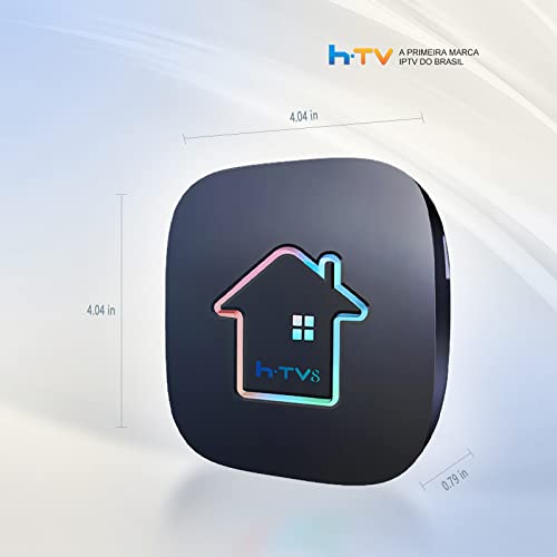 HTV 8 Brazil TV Box 2023, Brasil HTV Subscription, HTV Box 4K HDR Image Android 11 TV Box with All Channels H8 Streaming Media Players