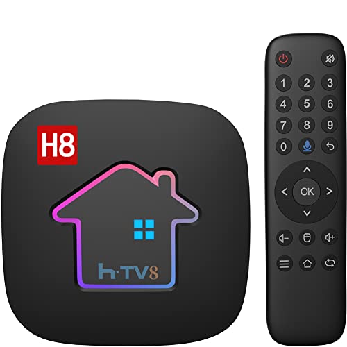 HTV 8 Brazil TV Box 2023, Brasil HTV Subscription, HTV Box 4K HDR Image Android 11 TV Box with All Channels H8 Streaming Media Players