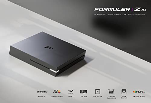 Formuler Z10 Android 10 Dual Band 5G 2GB Ram 8GB ROM 4K